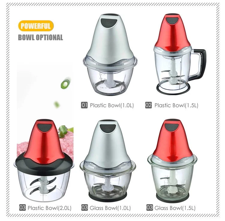 Multifunctional Kitchen Electric Meat Grinder Vegetable Garlic Onion Mincer Food Processor Chopper