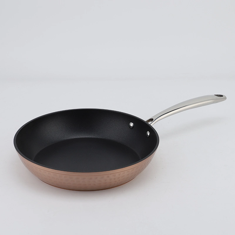 6PCS Copper Nonstick Frying Pan Saucepan Stock Pot Cooking Pots and Pans Aluminum Cookware Sets