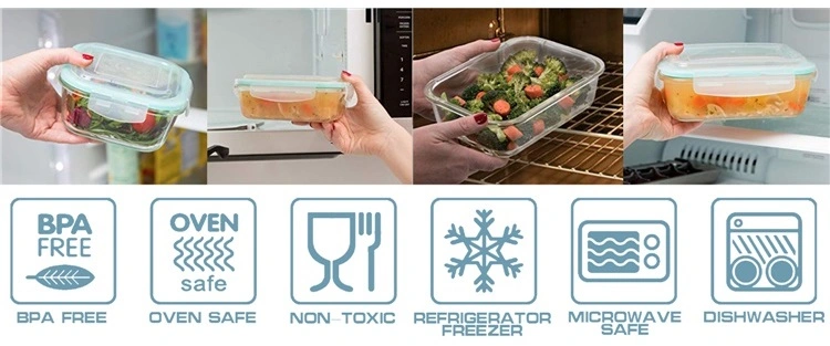 Borosilicate Glass Baking Dish Set Baking Tray Set Microwave Glass Bakeware Sets