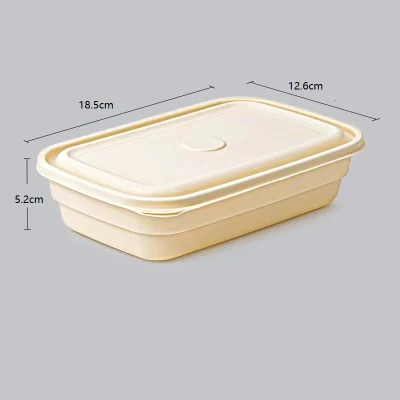 Contenitore per alimenti monouso per alimenti, recipiente degradabile