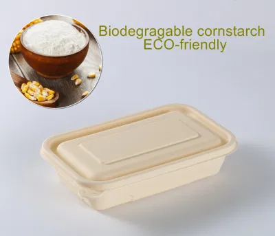 Contenitore per alimenti monouso per alimenti, recipiente degradabile