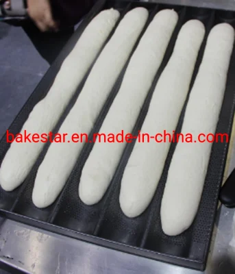  Teglia da forno Baguette traforata in alluminio senza stick all&prime;ingrosso pane francese Teglia da forno