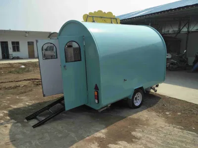 Unique Design Electric Food Truck in vendita Mobile Street alla moda Cucina Carrello alimentare