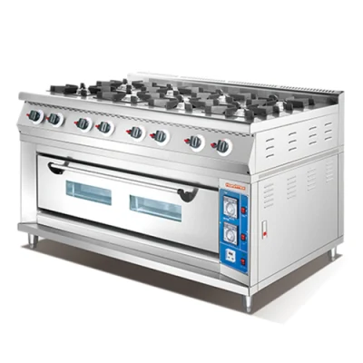  8 Fornello a gas con forno a gas Commercial Cucina/cucina/cucina/Ristorante/Attrezzature per l&prime;hotel
