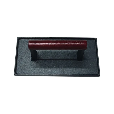 Peso bistecca in ghisa ad alte prestazioni manico in legno Bacon Grill Hamburger Press cottura barbecue strumento