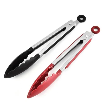  Cucina Tongs BBQ clip insalata pane cottura cibo servire Tongs Utensili da cucina clip per alimenti in alta quantità