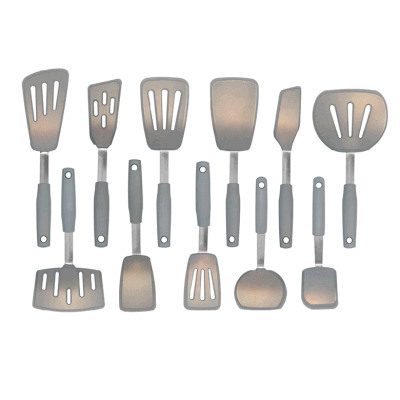  Vendita diretta 11PZ. Non-Stick silicone frittura cucina Cookware Pizza Set di utensili da cucina a spatola per tacchini a taglio per pesce d&prime;uovo