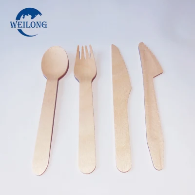  Protezione ambientale naturale Tableware monouso in legno da tavola personalizzato