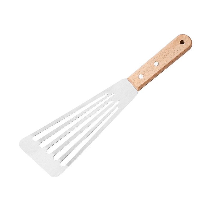 Stainless Steel BBQ Accessories Fish Turner Spatula Utensil Kitchen Cooking Tool Spatula with Handle