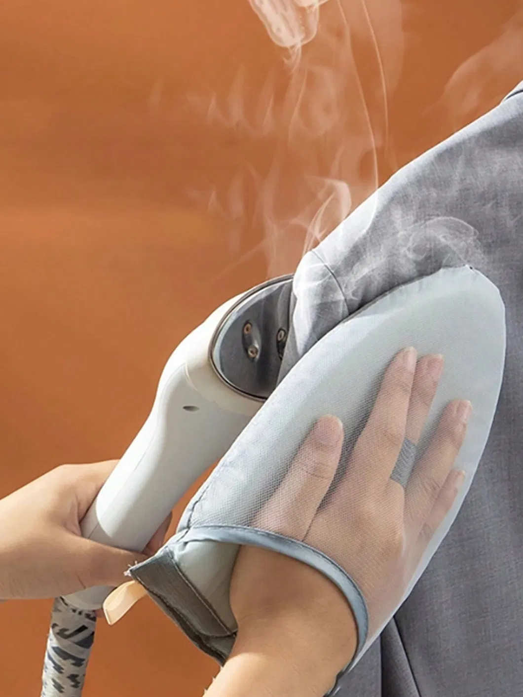 Heat Insulation Thick Foam Iron Protective Gloves Custom Logo Grey Mini Iron Mat