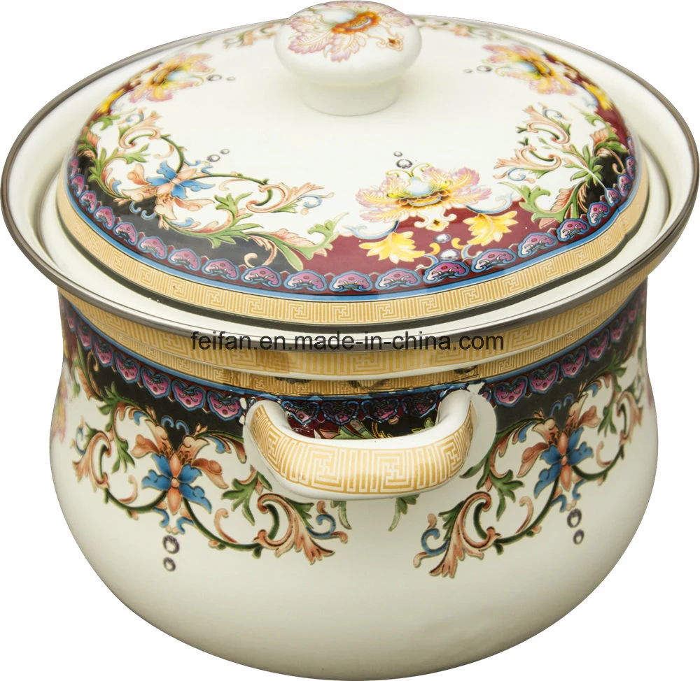 Cast Iron Enamel Round Cookware/Soup Pot with Best Price