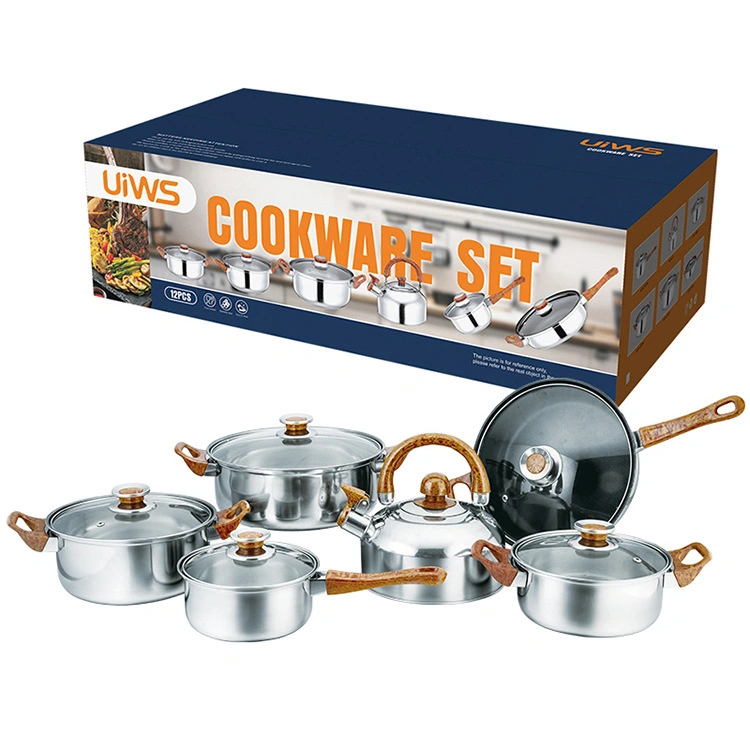 Stainless Steel Non Stick Kitchenware Hot Pot Sets Cookware Sets Kitchen Utensils