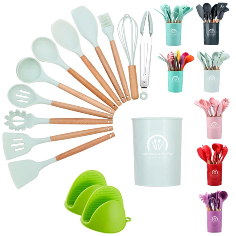 11PCS Kitchenware Silicone Cooking Tools Kitchen Utensils