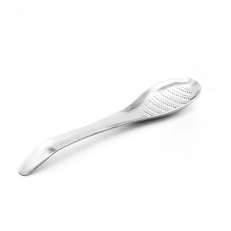 Stainless Steel Ginger Grater Great for Garlic Fruits and Root Vegetables Unique Spoon Shaped Kitchen Gadget Tools Esg12005