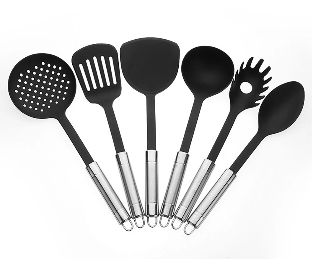 Stainless Steel and Nylon Complete Kitchen 6PCS Cooking Utensils Set