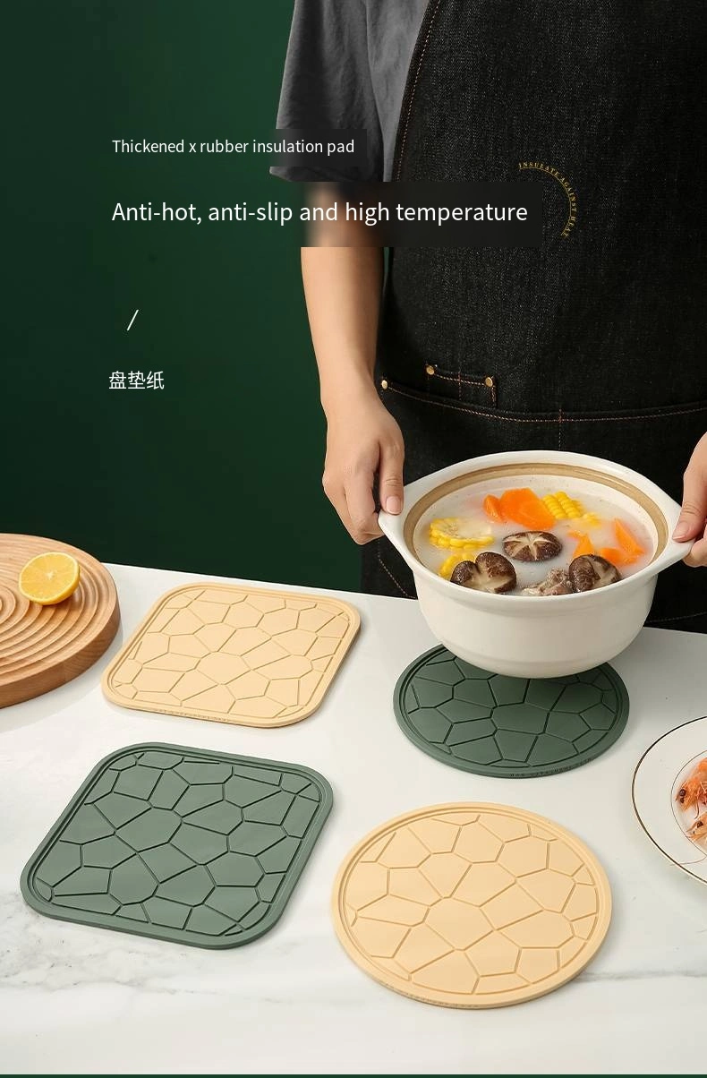 Heat Insulation Mat Heat Resistant Silicone Bowl Mat