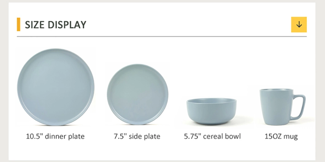 New Design Tableware Kitchen Plates Dinner Ware Set Ceramic Dinnerware Crockery Dinner Sets