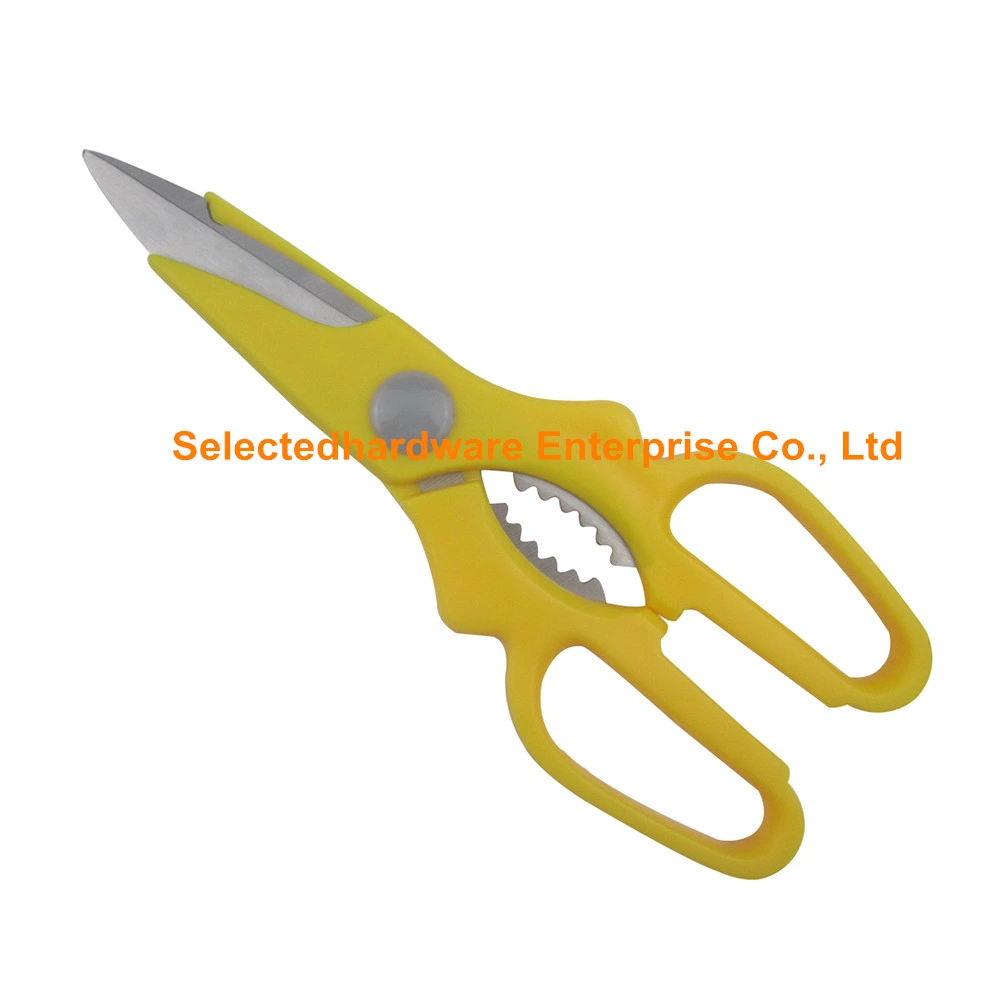 Multi-Function Kitchen Scissors Red ABS Handle Scissors