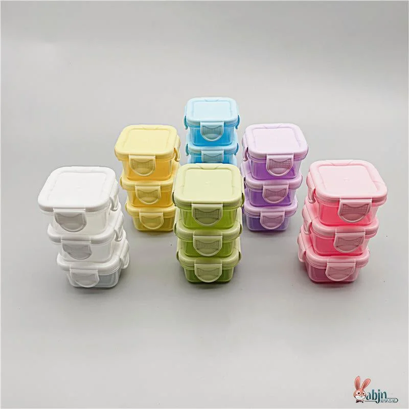 Mini Box Food Grade Food Preservation Box Sauce Snacks Packaging Portable Storage