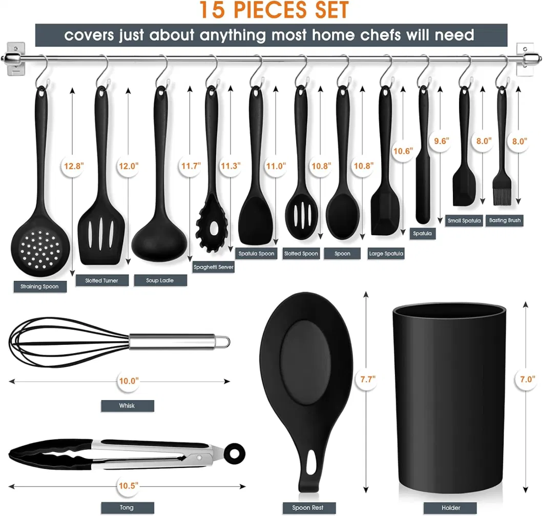 Utensils Set Full Silicone Cooking Tools Measuring Tools Gloves Silicone Cooking Utensils