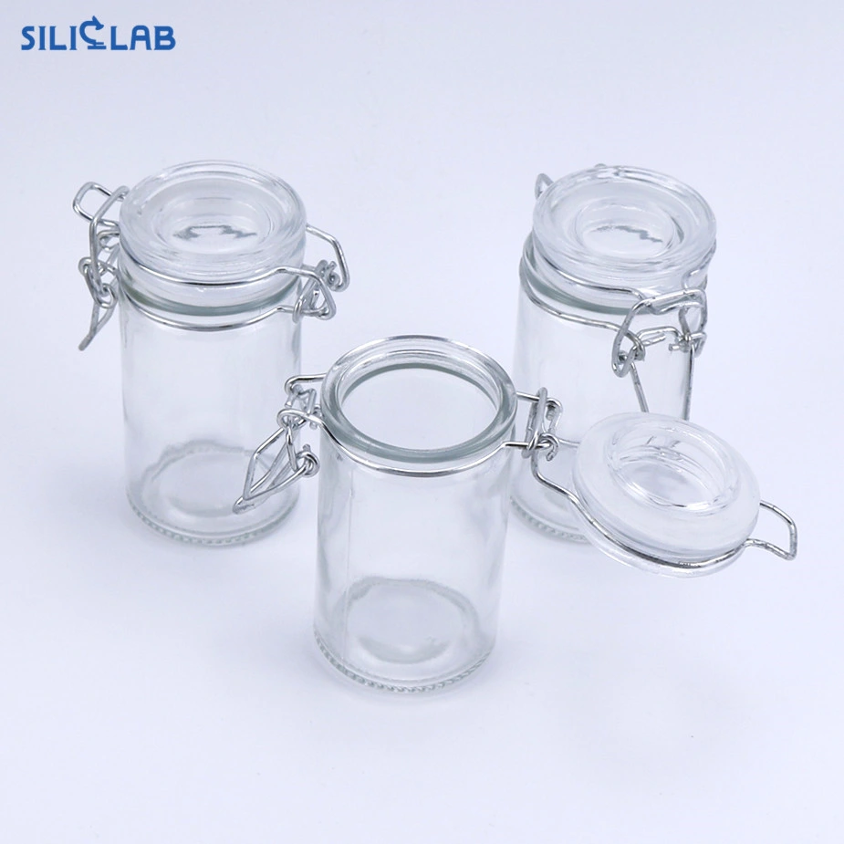 Custom Large Style Kitchen Food Spice High Borosilicate Glass Container Storage Jars with Lids