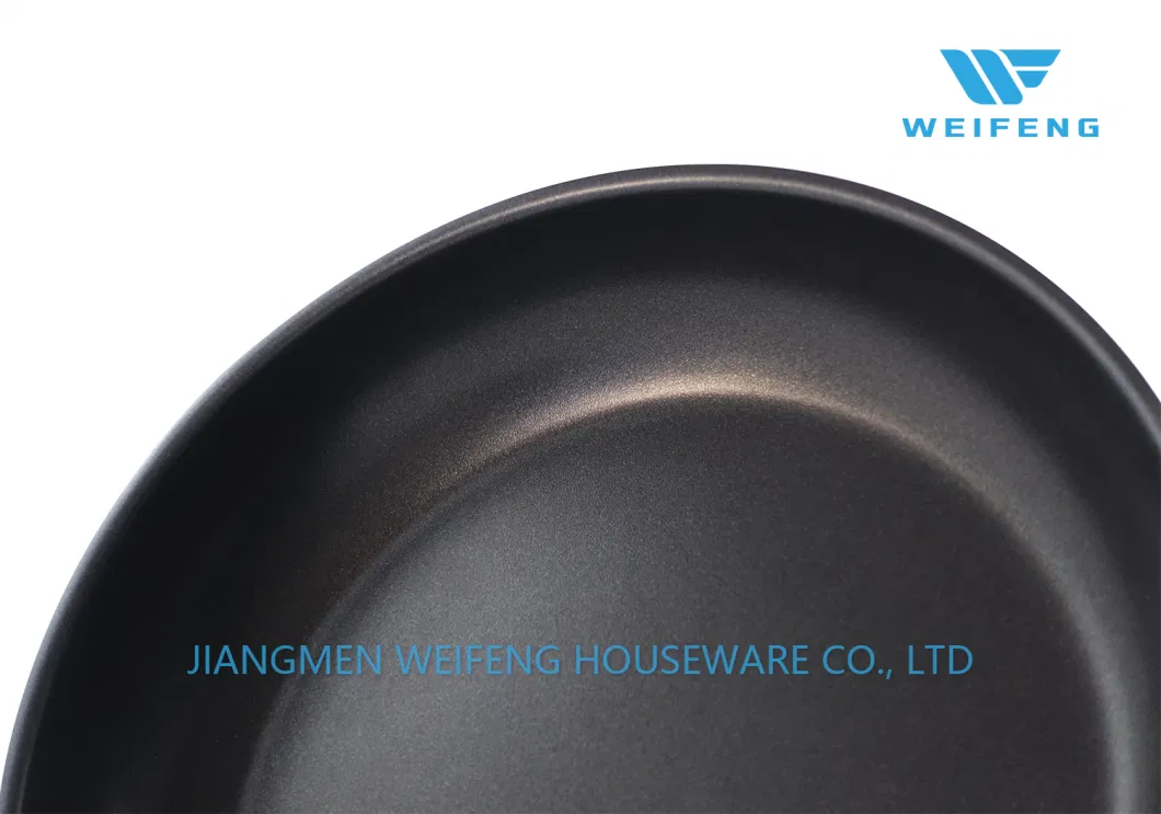 Black Non-Stick Coating Frying Pan-Stainless Steel Cookware Set