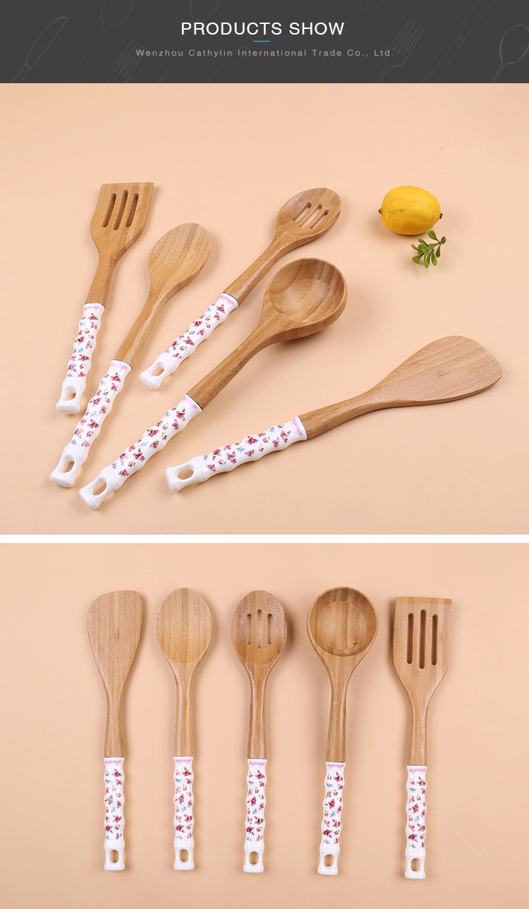 Hot-Sale Cheap Household Cooking Tools Small Wooden Kitchen Utensils