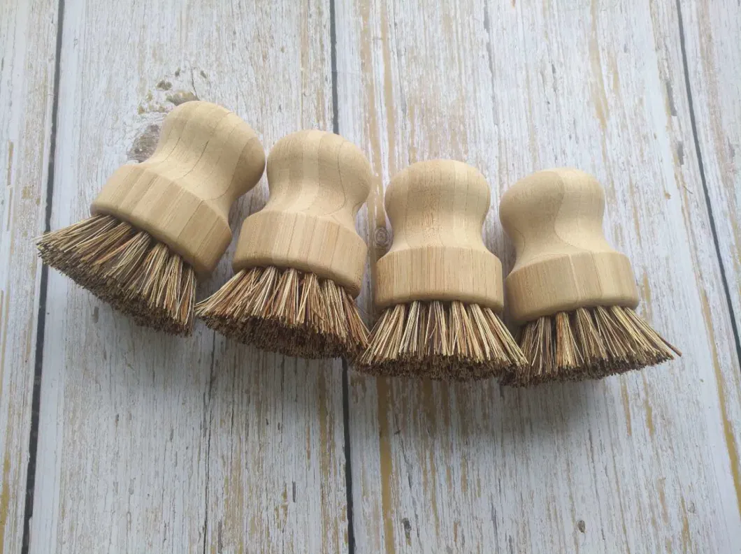 Natural Environmental Bamboo Kitchen Scrub Brush