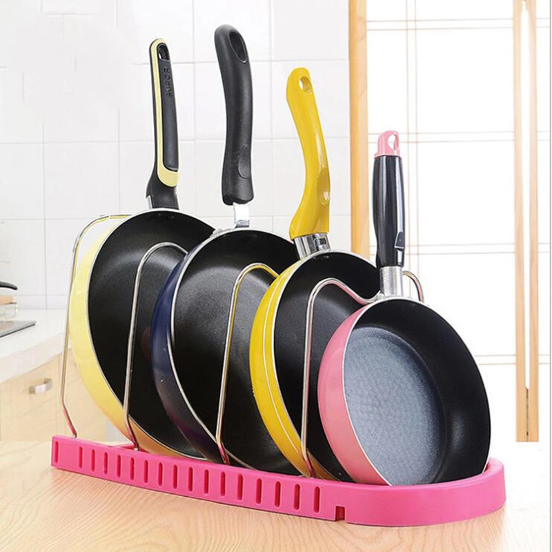 Multi-Purpose Kitchen Organizer Rack Cookware Pan Pot Lid Holder Chopping Board Shelves Space Saver Tool Esg15633