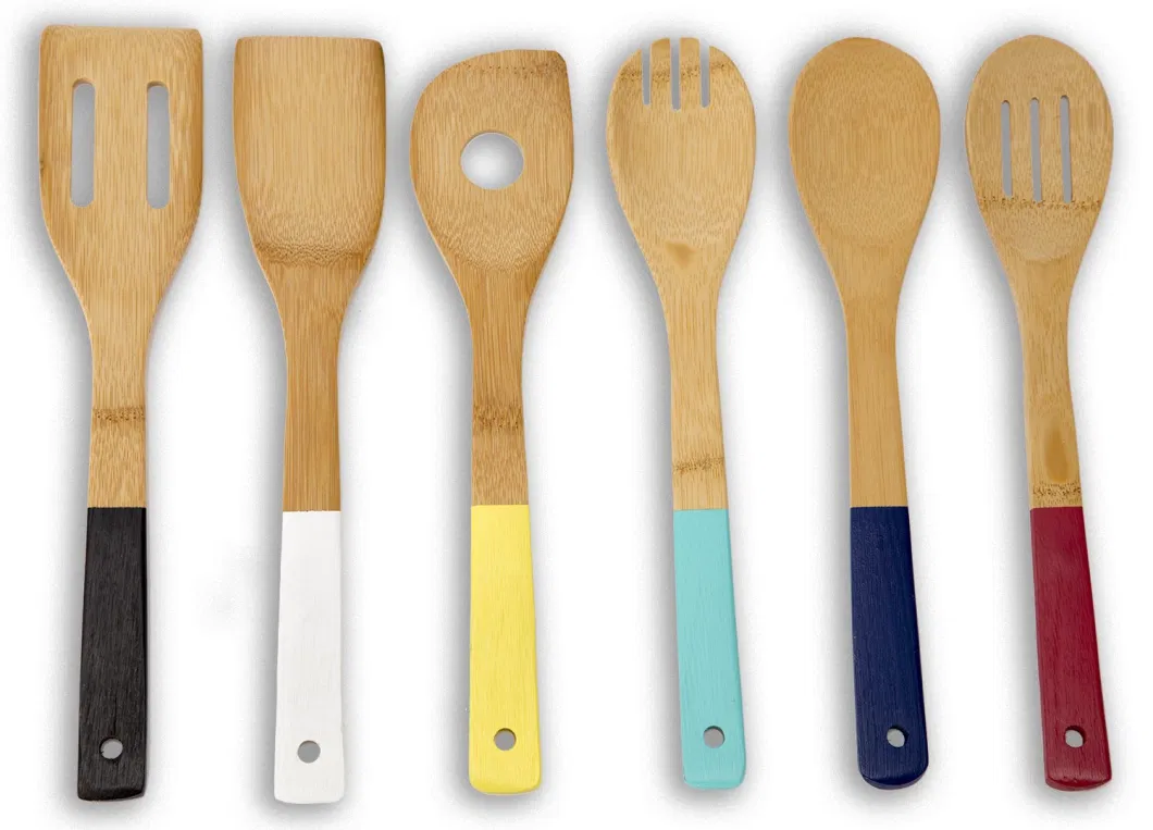 Wholesale Bamboo Utensils Set Cooking Spoon Spatula Bamboo Turner Kitchen Utensils