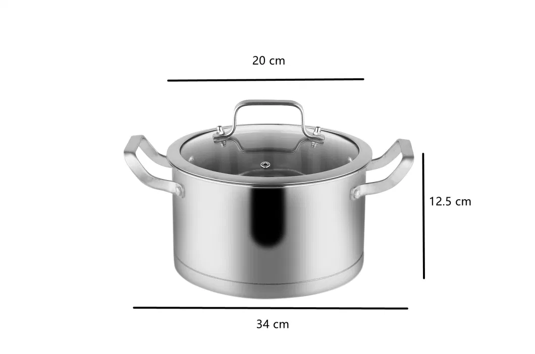 Combination Camping Metal Non-Stick Pot Set Stainless Steel Cooking Kitchen Utensils