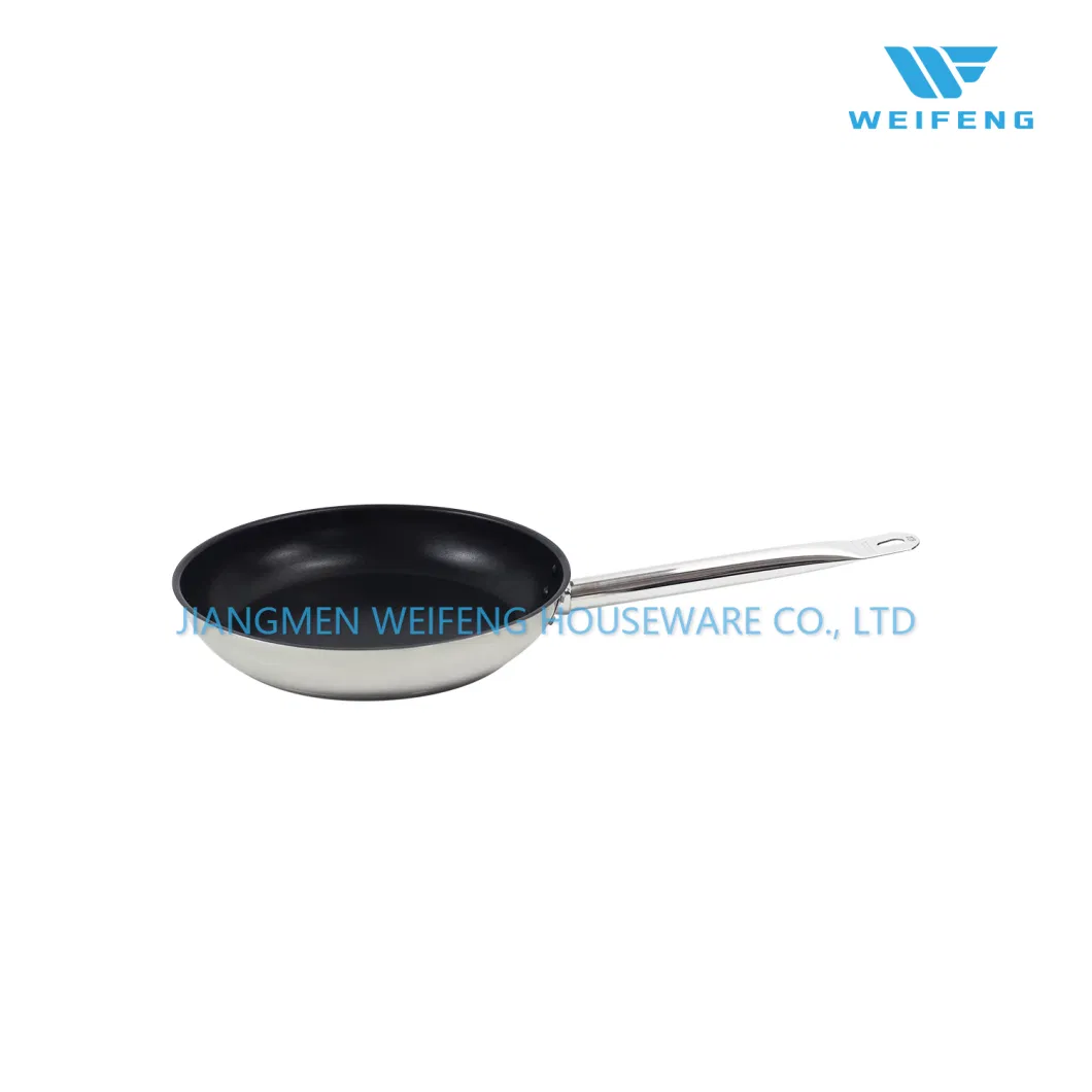 Black Non-Stick Coating Frying Pan-Stainless Steel Cookware Set