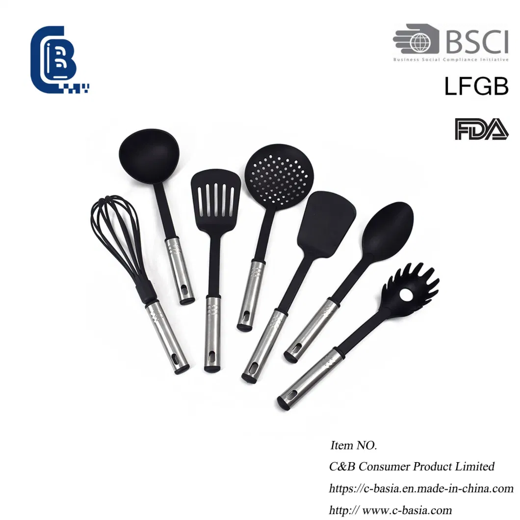 Hot Selling 7PCS Kitchenware Set, Non-Stick Kitchen Cooking Utensils, Kitchen Accessories, Color Customized