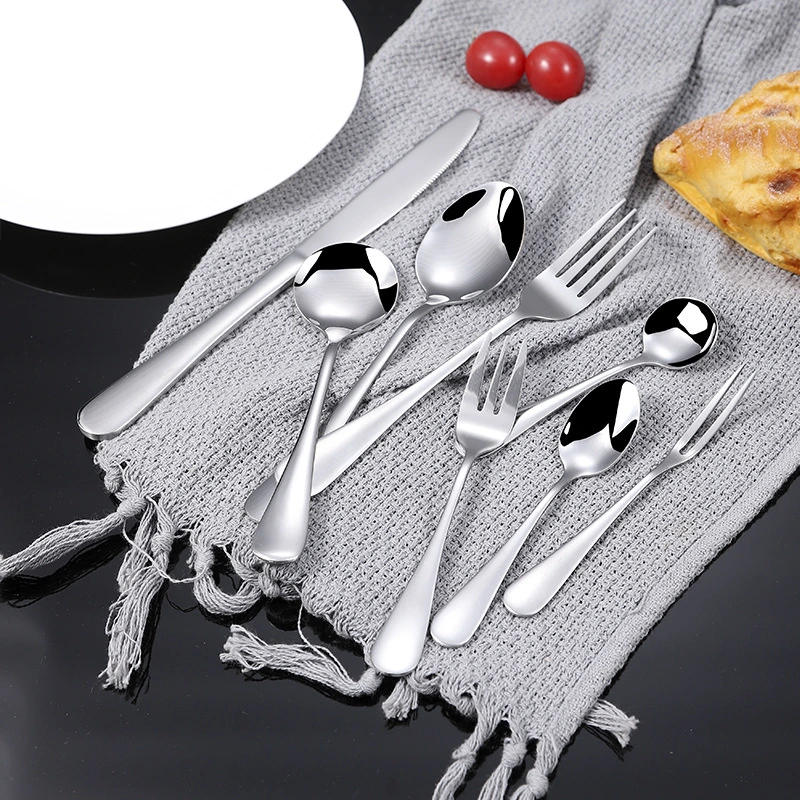 Stainless Steel Tableware Kitchen Utensils Cutlery Set Fork Spoon Knife Set