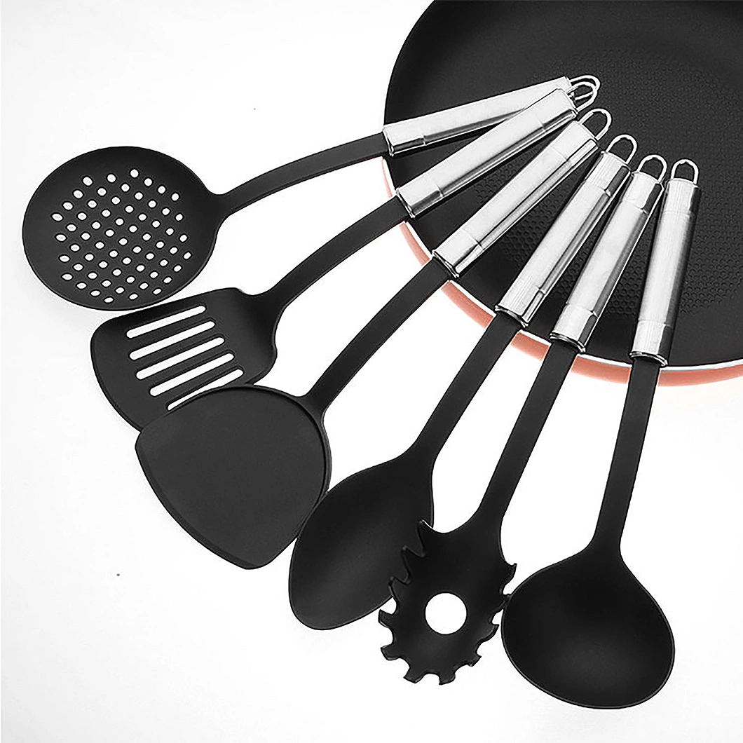 Stainless Steel and Nylon Complete Kitchen 6PCS Cooking Utensils Set