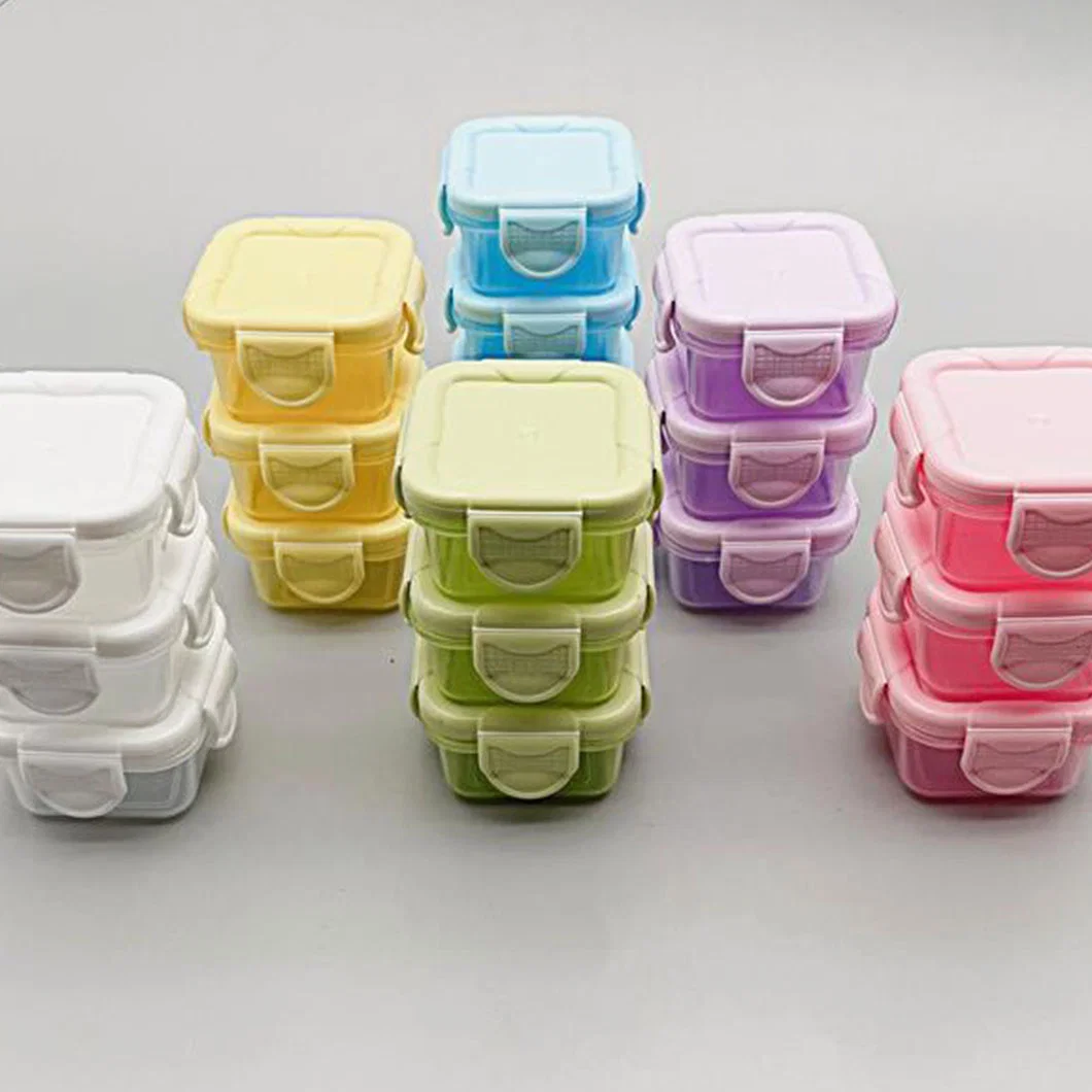 Mini Box Food Grade Food Preservation Box Sauce Snacks Packaging Portable Storage