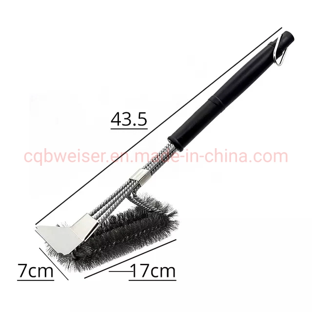 Stainless Steel Spring Barbecue Brush Cleaning Brush BBQ Tool Cleaner