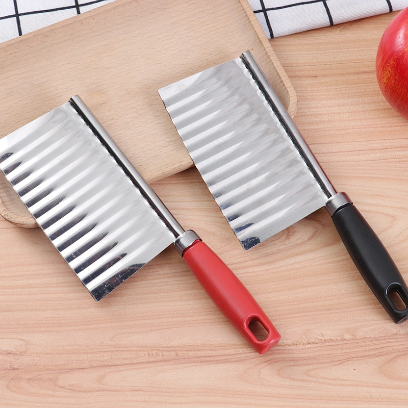 Kitchen Accessories Stainless Steel Wolf Tooth Potato Wave Knife Potato Knife Fancy Slicer Slicing Tool Kitchen Gadget