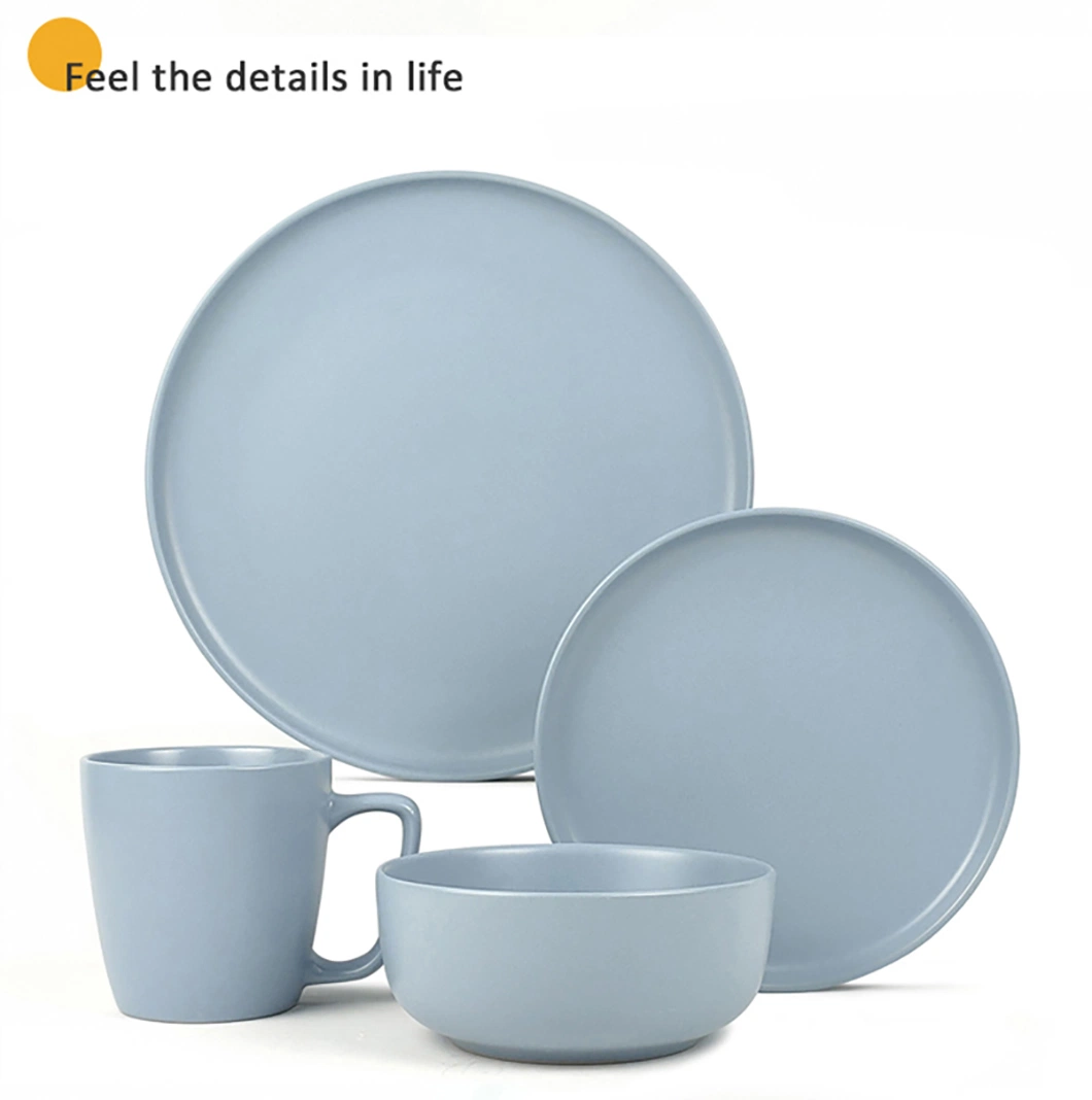 Luxury Ceramic Tableware 16 Pieces Ceramic Plate Ceramic Plate and Bowl