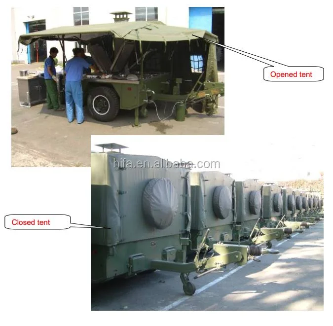 Amry Standard Mobile Field Kitchen Tailer Mobile Kitchen Model Xc-250 for Western Food