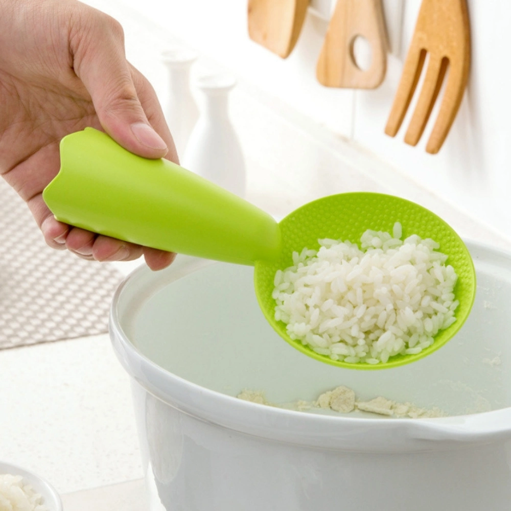 Cute Smiley Face Spatula Non-Stick Plastic Rice Spoon Cooking Kitchen Utensils Mi25755