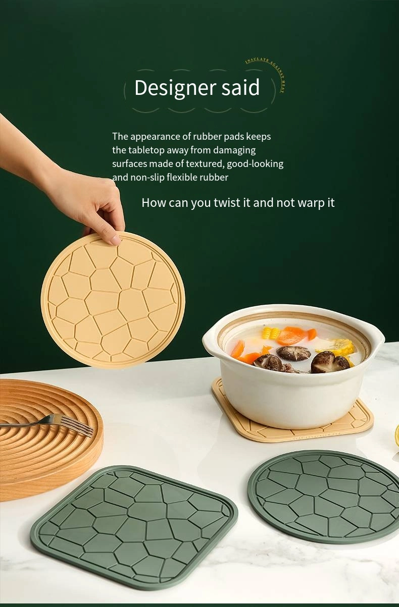 Heat Insulation Mat Heat Resistant Silicone Bowl Mat