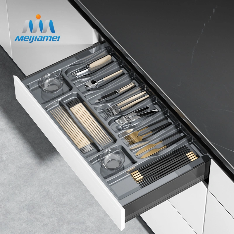Plastic Utensil Drawer Organizer for Kitchen Cabinet for Furniture Fittings and Cabinet Ma-500