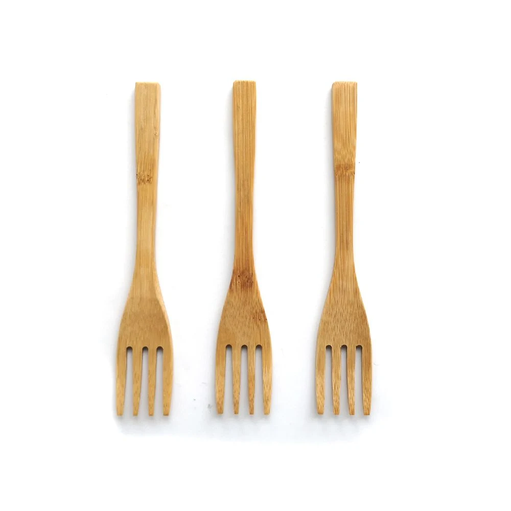 100% Biodegradable Wooden Spork Bamboo Cutlery Environmental Tableware