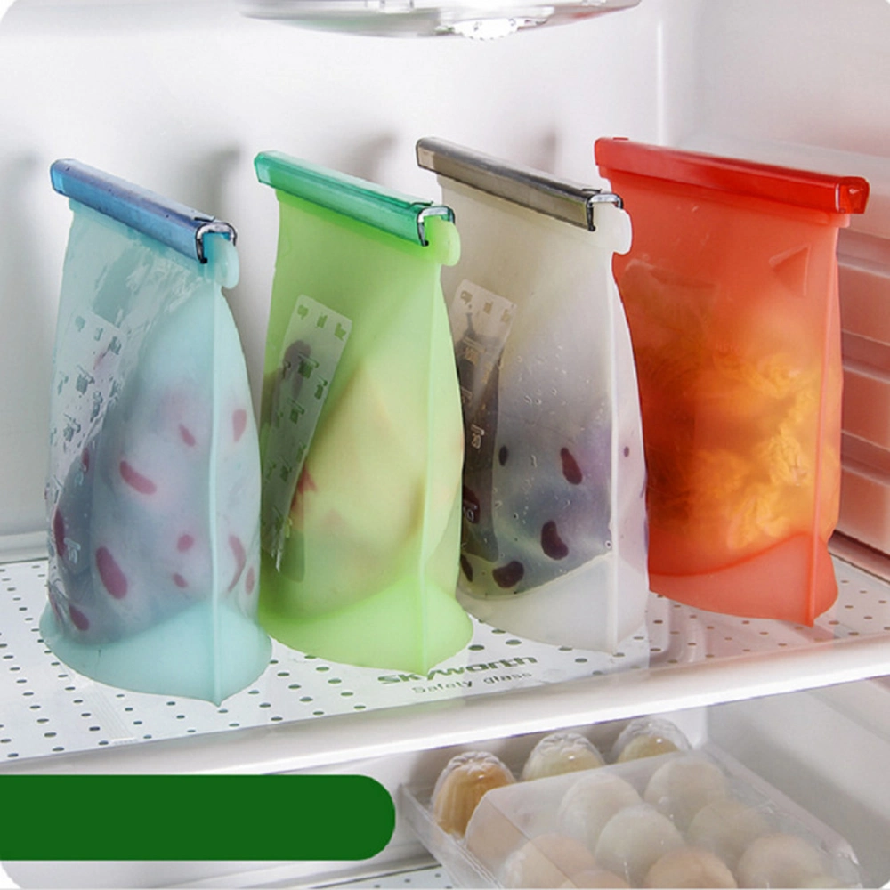 Food Storage Container Reusable Silicone Food Preservation Bag Airtight Seal Versatile Cooking Bag Kitchen Cooking Utensil Wbb10244