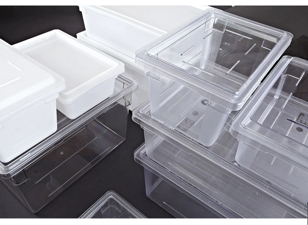 PC Polycarbonate Plastic Box with Lid Food Storage Container