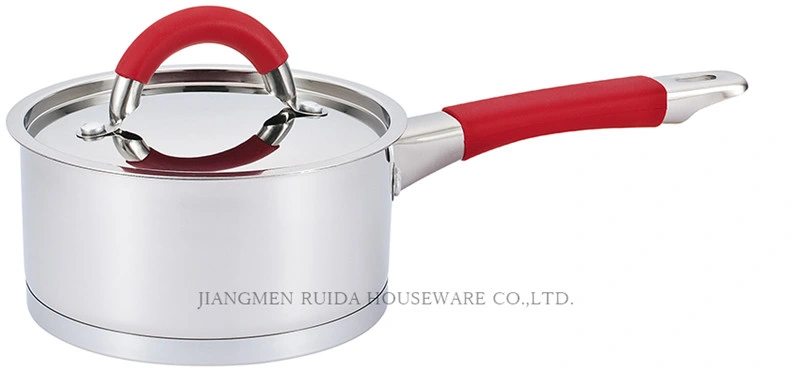 Custom Silicon Cookware Set, 6/8/12PCS Stainless Steel Kitchenware Cookware with Induction Base