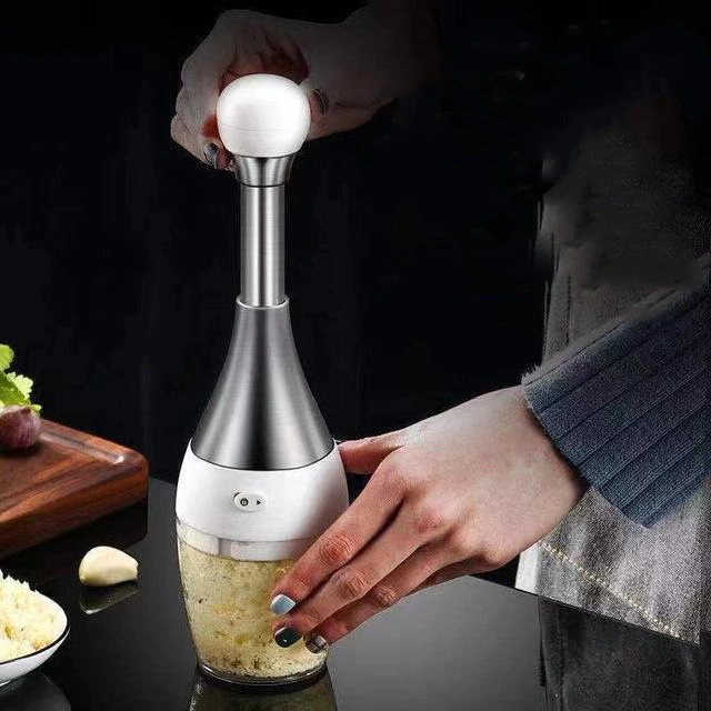 Manual Hand Press Chopper Garlic Grinder Quick Vegetable Shredder Esg15893