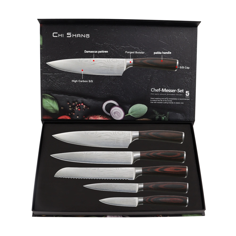 Hip-Home Kitchen Knives Set with Gift Box Paring Chef Knife Set Kitchen Knife