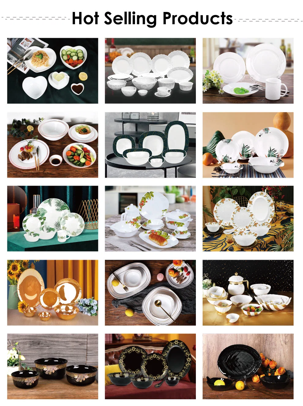 White Colord Heart Shape Opal Glass Sauce Dishes Coffee Cup Food Plate Sets with Logo Opal Glass Dinnerware